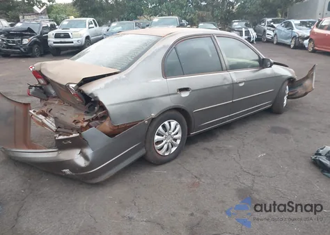 2004 Honda Civic Lx z USA, uszkodzony, nr VIN 2HGES16554H594239